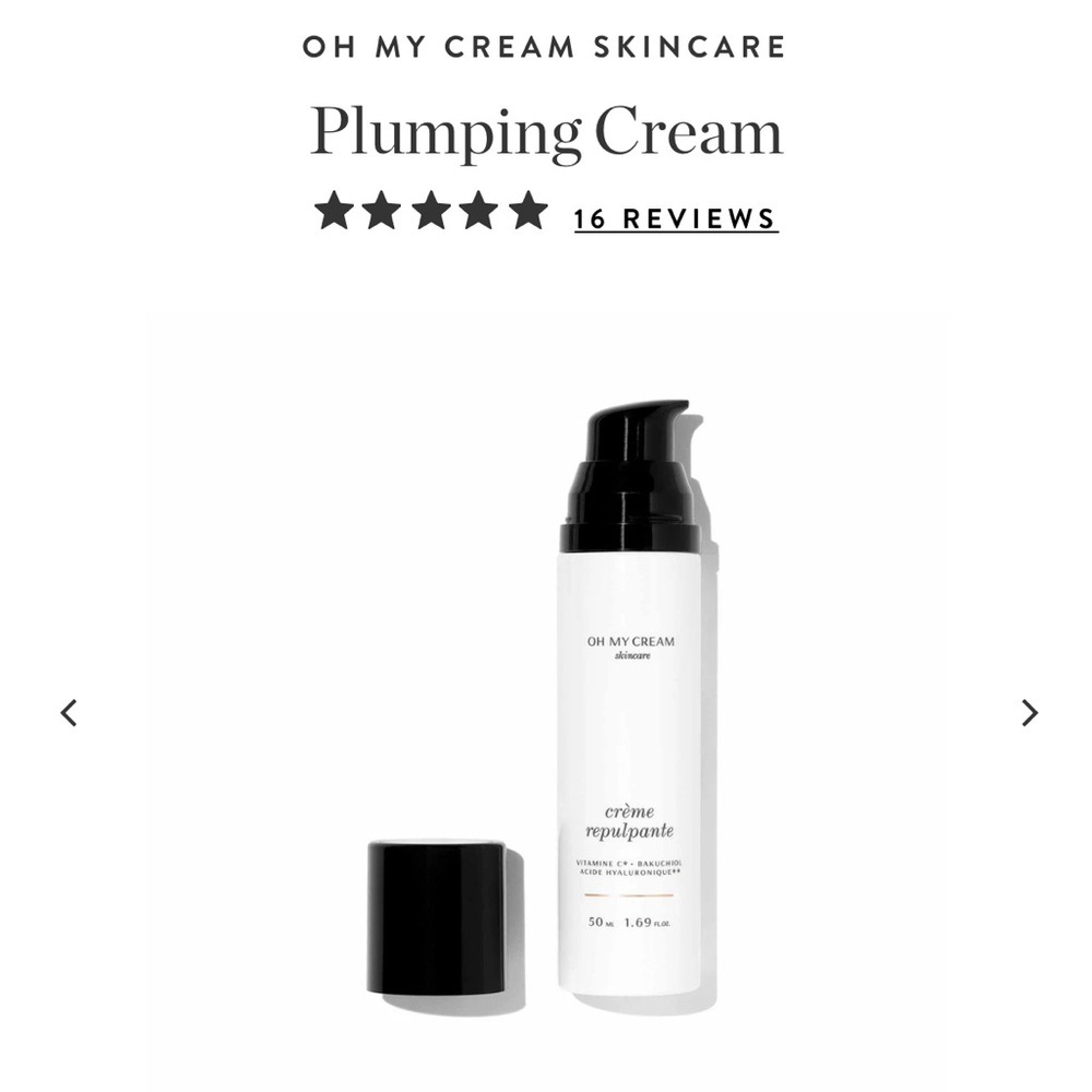 🇫🇷Oh My Cream Plumping Face Cream